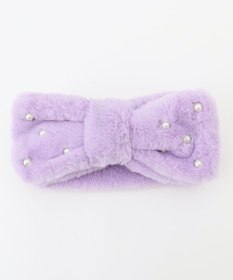 ANY KIDS パール×リボンファーマフラー