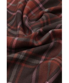 DAKS ウールシルク チェックストール