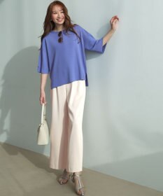 ANY SIS 【アイスタッチ】ボートネックニット プルオーバー