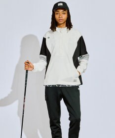 PW CIRCULUS 【MEN】カラーブロッキング プルオーバー ゴルフ