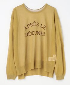 ANY L 【2SET】シアーロゴニット×タンクトップセット