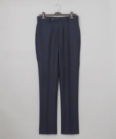 GOTAIRIKU 【御幸毛織】ドライスピナーツイルストレッチスーツ_ネイビー格子