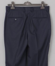 GOTAIRIKU 【御幸毛織】ドライスピナーツイルストレッチスーツ_ネイビー格子