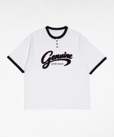 WEGO 【機能T/ユニセックス着用ITEM/MLサイズ展開】接触冷感グラフィックヘンリーBIG　T（SS）