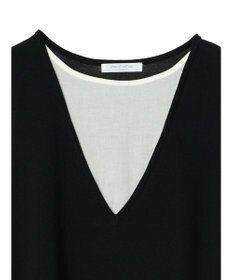 Green Parks ベスト風ドッキングニットプルオーバー