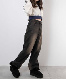 WEGO 【暖かい】折り返し厚底Fムートンブーツ