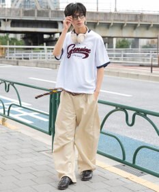 WEGO 【機能T/ユニセックス着用ITEM/MLサイズ展開】接触冷感グラフィックヘンリーBIG　T（SS）