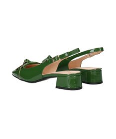 INTER-CHAUSSURES 【INTER-CHAUSSURES】スクエアトウチャンキーヒールバックバンド