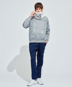 PW CIRCULUS 【裏地付き/防寒】【MEN】キルティングスエットプルオーバー