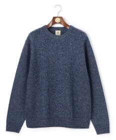 J.PRESS MEN 【KING SIZE】【Cash Lamb's Wool】ケーブルクルーネック ニット_25年モデル