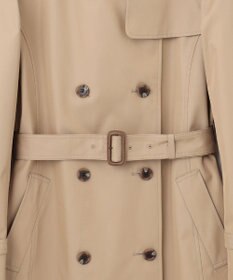 23区 S コットンポリエステルギャバジン ロング トレンチコート