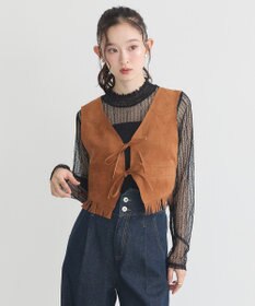 earth music&ecology レースドッキングプルオーバー