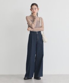 earth music&ecology レースドッキングプルオーバー