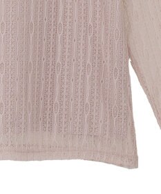 earth music&ecology レースドッキングプルオーバー