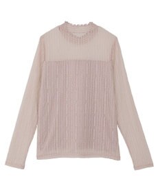 earth music&ecology レースドッキングプルオーバー