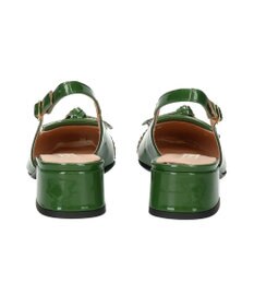 INTER-CHAUSSURES 【INTER-CHAUSSURES】スクエアトウチャンキーヒールバックバンド