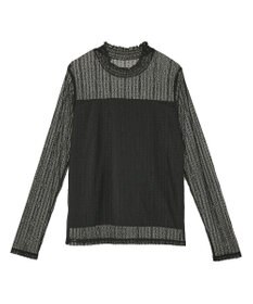 earth music&ecology レースドッキングプルオーバー