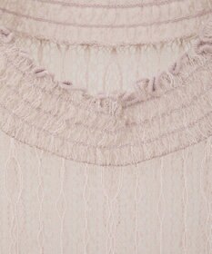 earth music&ecology レースドッキングプルオーバー