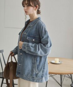 WEGO 【ANGIE VINTAGE】オーバーサイズデニムジャケット