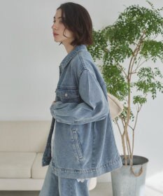 WEGO 【ANGIE VINTAGE】オーバーサイズデニムジャケット