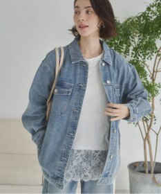 WEGO 【ANGIE VINTAGE】オーバーサイズデニムジャケット