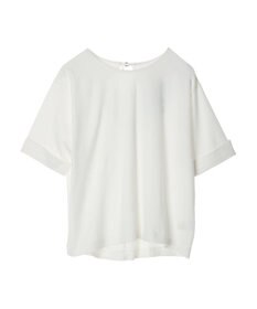 AMERICAN HOLIC 接触冷感バックタック袖折り返しカットプルオーバー