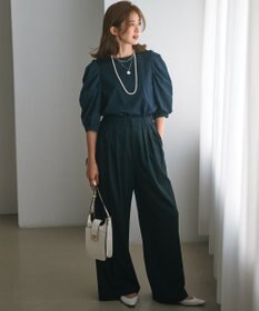 23区 S 【一部店舗限定】コットンポンチコンビジャージー コクーンスリーブ カットソー