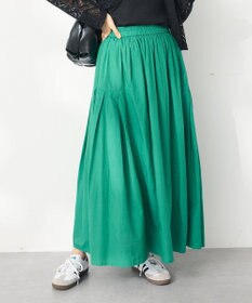 CRAFT STANDARD BOUTIQUE インド綿サイドタック切り替えスカート