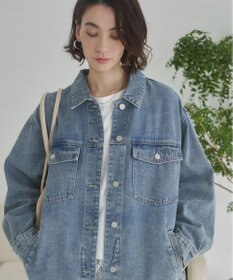 WEGO 【ANGIE VINTAGE】オーバーサイズデニムジャケット