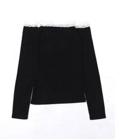 WEGO レースオフショルプリントップ