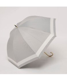 UNBILLION カシュネ cachenez / 【晴雨兼用】【日傘】UV カット率99％以上 PU切り継ぎボーダーバルーンショートパラソル