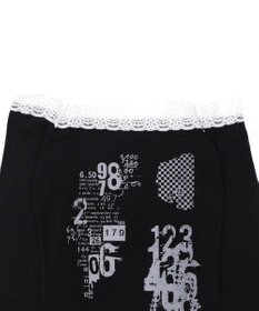 WEGO レースオフショルプリントップ
