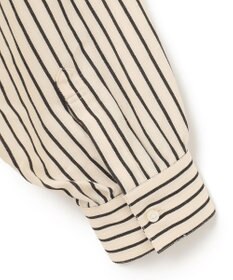 J.PRESS YORK STREET 【WOMEN】コットンタイプライター バックドレープブラウス