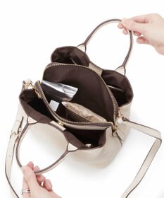 TOPKAPI 【TREASURE TOPKAPI】フロントステッチ レザーミニショルダーバッグ