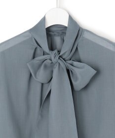 23区 S 【見上愛さん着用/洗える】シアービエラ ボウタイ ブラウス