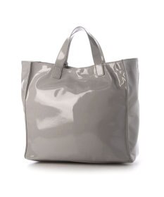 UNBILLION カシュカシュ cachecache / ソフトエナメルスクエア手提げトート