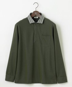 JOSEPH ABBOUD 【消臭などの高機能】オーガニックコットン ダディ 長袖 ポロシャツ