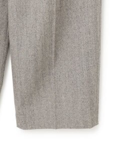 BEIGE， NATION / ウールヘリンボーンタックワイドパンツ