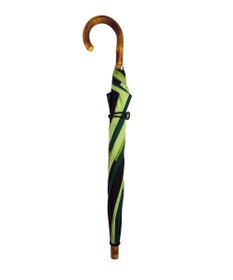 +RING 【限定/日本製】プラスリング 晴雨兼用傘（長ショート）GRN SR304