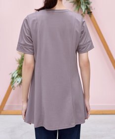 Tiaclasse 【洗える・接触冷感・紫外線ケア・サラごこち】はしごレースチュニック