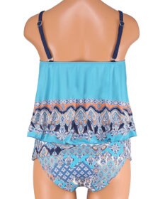 San-ai Resort（三愛水着楽園） ロングパンツセット水着　9M・11L　【Coral veil（コーラルヴェール）】