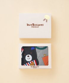 MIKI HOUSE HOT BISCUITS 長袖Tシャツ＆スパッツギフトセット【BOX付き】