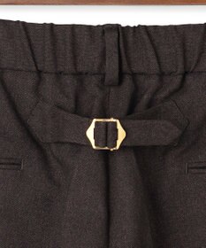 J.PRESS MEN 【J.PRESS ORIGINALS】【UNISEX】Polyester Sharkskin Piped Stem Nontuck Slacks