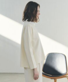 YECCA VECCA 2way襟付きレースニット