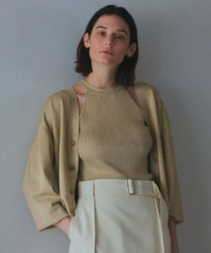 NAVE 【Nave・洗える】ラメニット タンクトップ