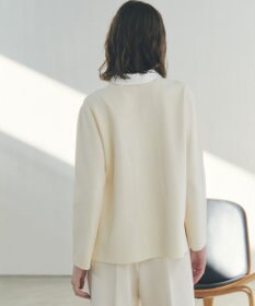 YECCA VECCA 2way襟付きレースニット