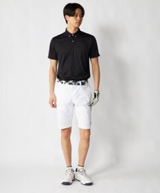 FILA GOLF／marie claire 【FILA GOLF】メッシュ加工ロゴ半袖ポロシャツ