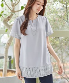 Tiaclasse 裾レース切替チュニック