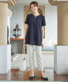 Tiaclasse 裾レース切替チュニック