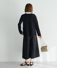 YECCA VECCA 2way襟付きレースニット